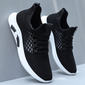 Mens Fashion Casual Breathable Sports Shoes (Option: 2300Black-39)